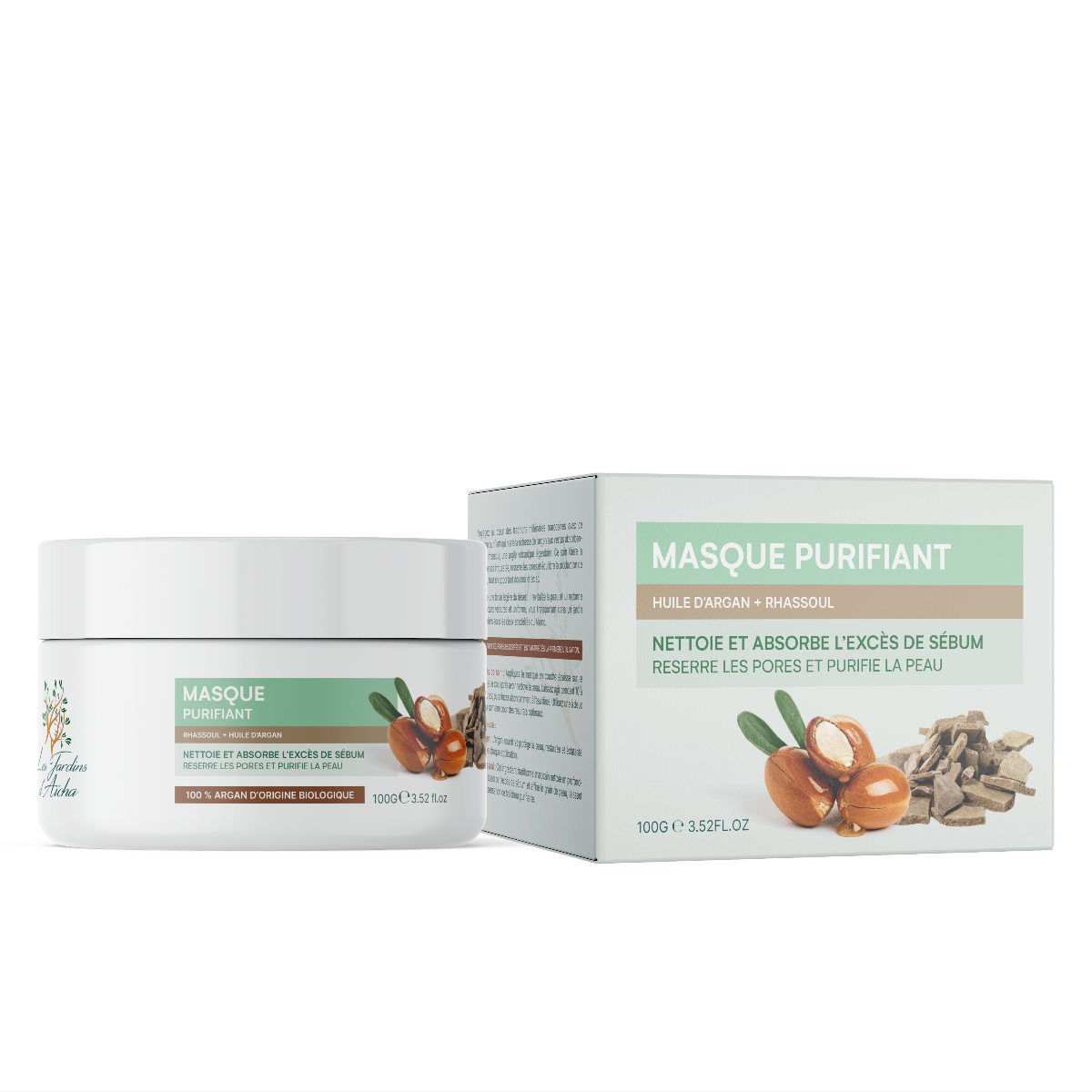 Masque argan Rhassoul