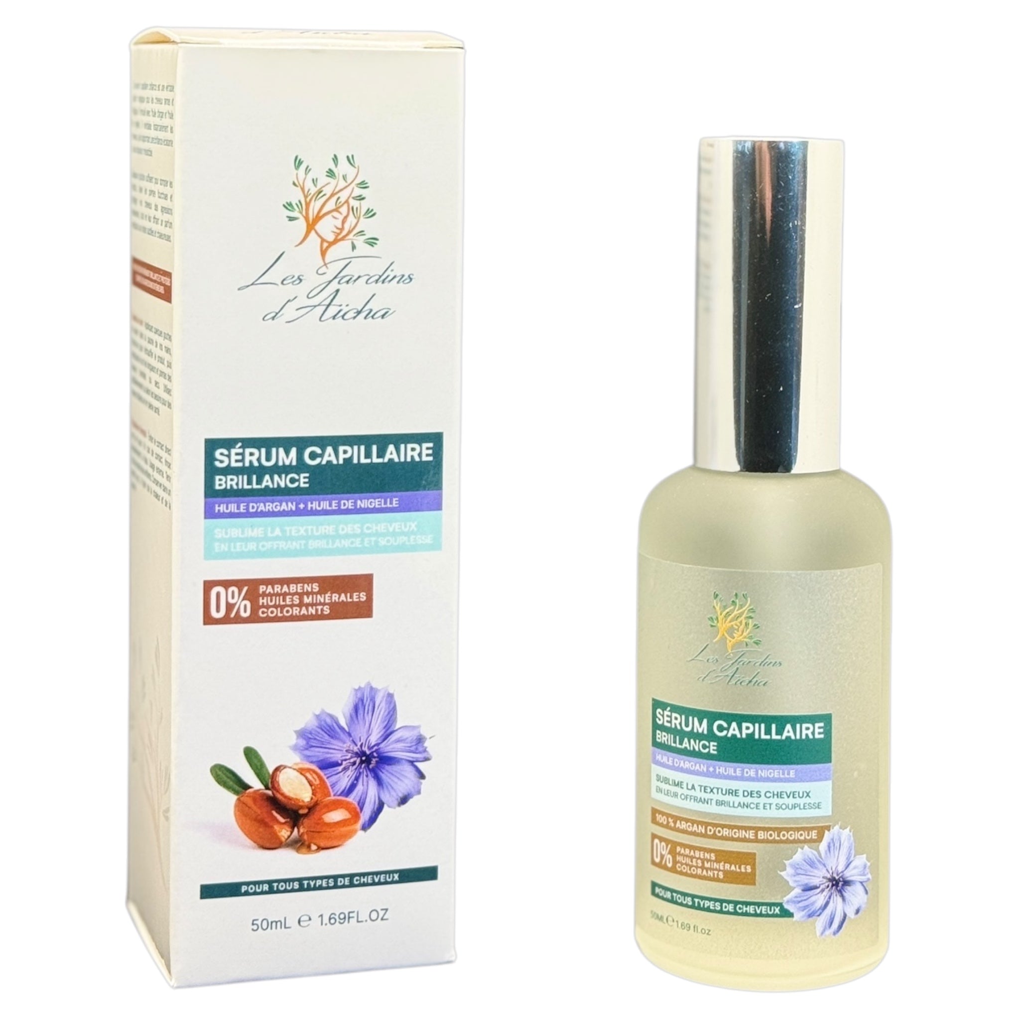 Sérum Capillaire Brillance Argan et Huile de Nigelle